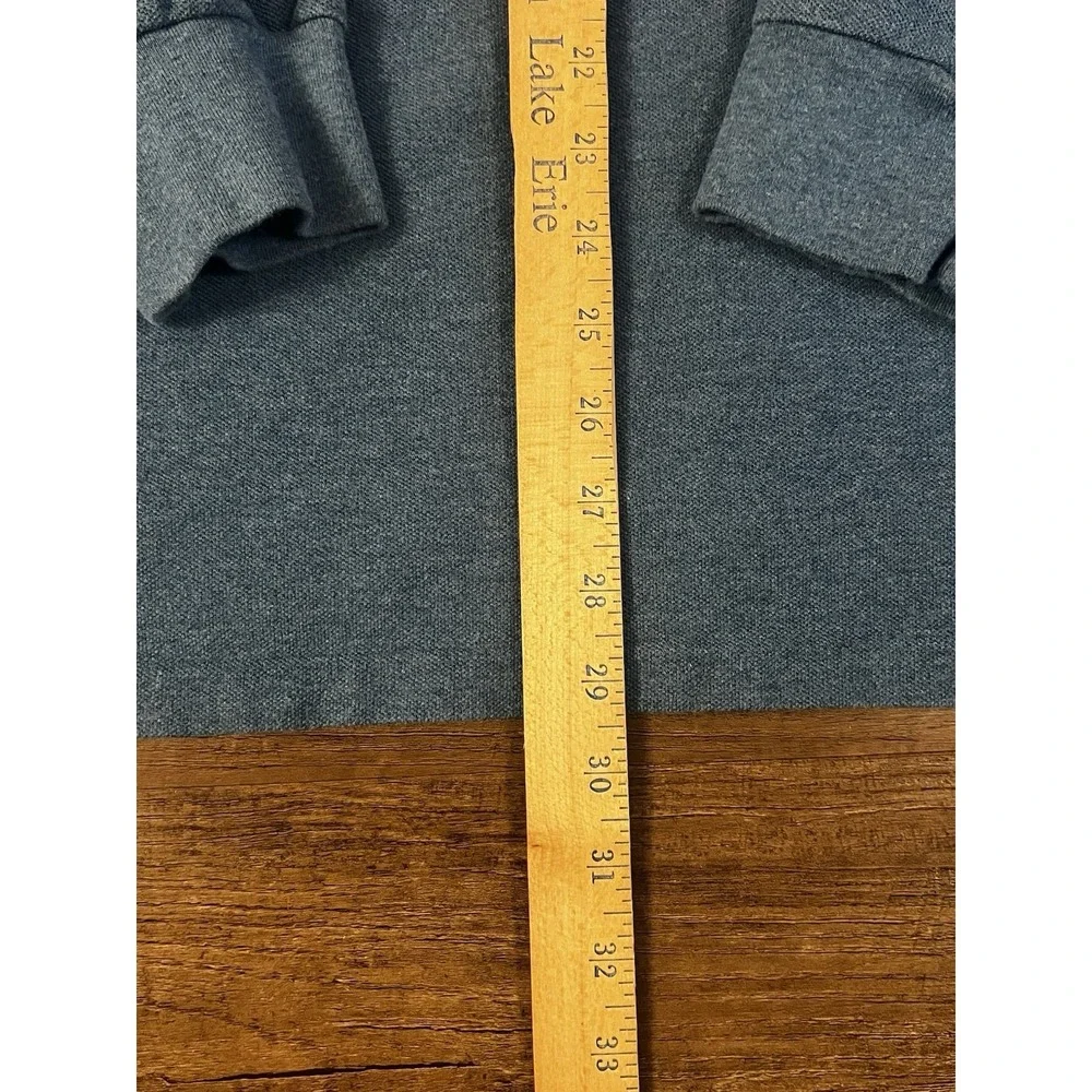 Polo Ralph Lauren Aqua Blue Long Sleeve Polo Shirt X-Large C26